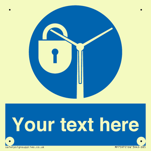 Custom mandatory lock rotor blades